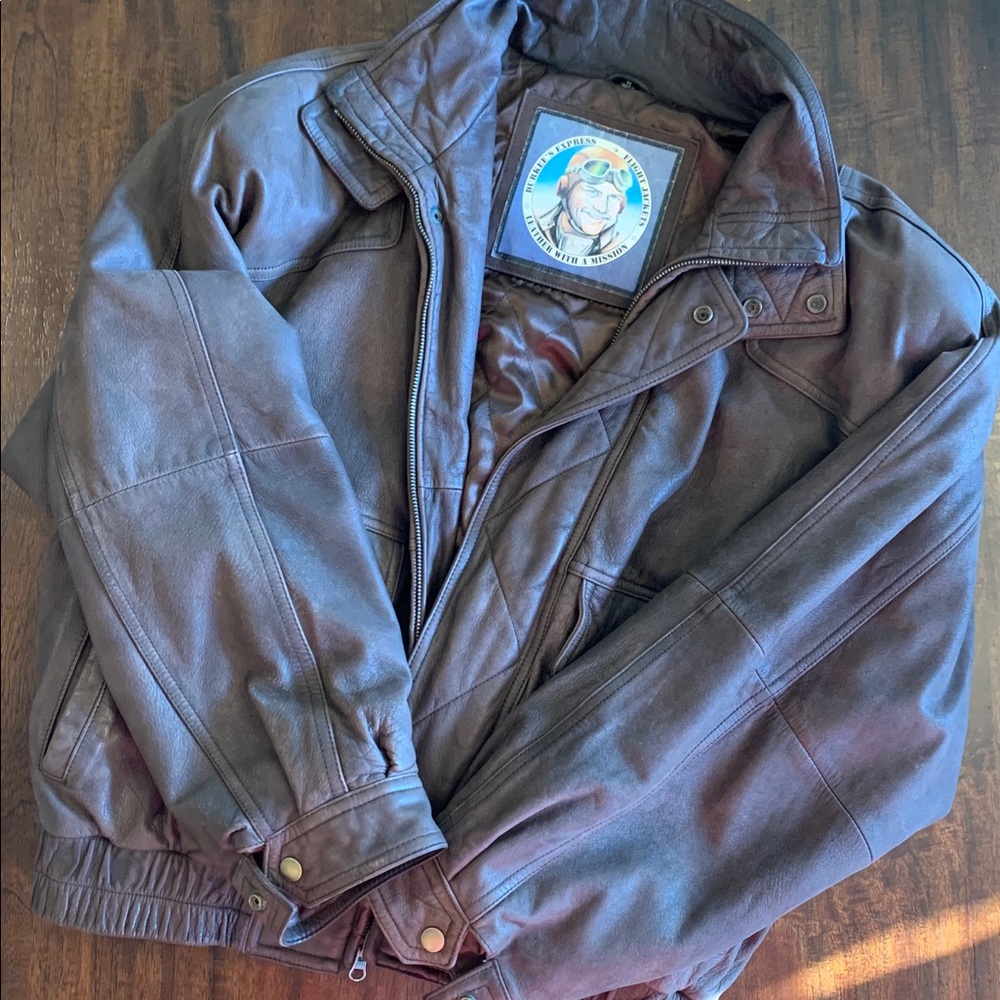 Leather jacket